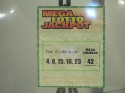Hurley's winning lotto numbers
